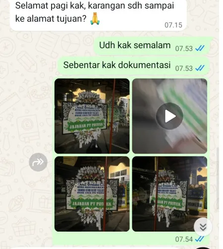 Pengiriman Papan Bunga Selamat Cikini
