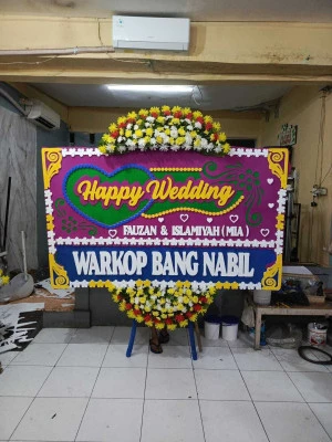 Papan Bunga di Cikini