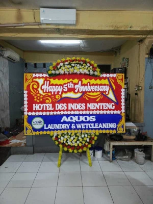 Papan Bunga di Cikini