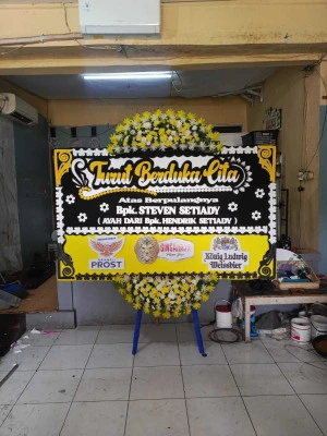 Papan Bunga di Cikini