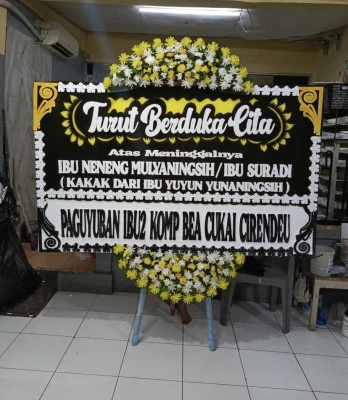 Papan Bunga di Cikini