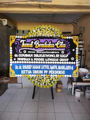 Papan Bunga di Cikini